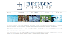 Desktop Screenshot of ehrenbergchesler.com